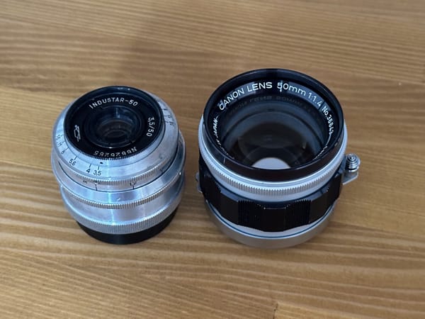 Nitpicking Lenses—Comparing the Industar-50 & Canon 50mm f/1.4
